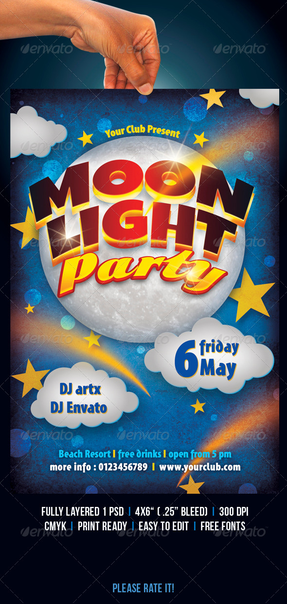 Moonlight Party - Clubs & Parties Events