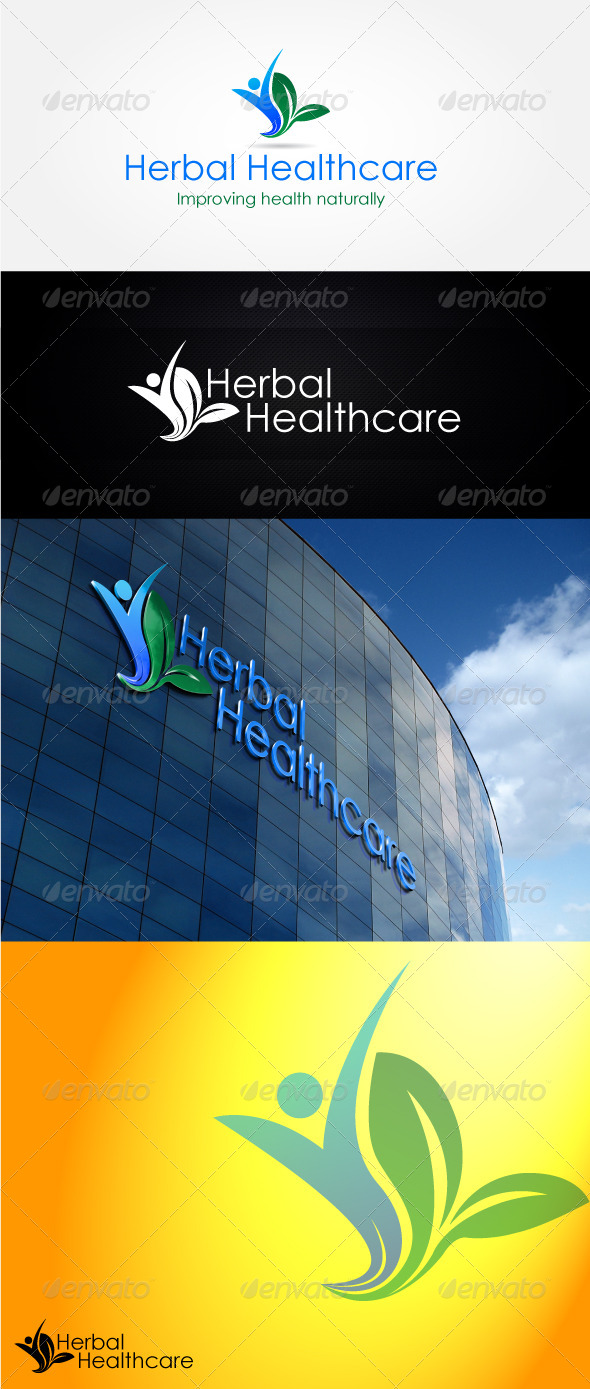 GraphicRiver Herbal Healthcare Logo Design 4541780 GraphicRiver Herbal Healthcare Logo Design 4541780