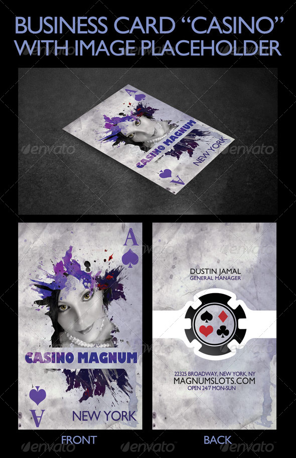 GraphicRiver Business Card Template Casino 4542374 GraphicRiver Business Card Template Casino 4542374