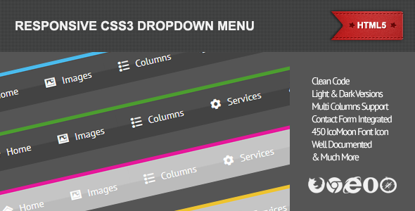 CodeCanyon Responsive CSS3 Dropdown Menu 4543402 CodeCanyon Responsive CSS3 Dropdown Menu 4543402
