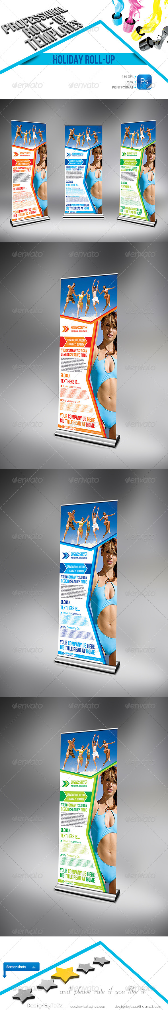 GraphicRiver Holiday Business Roll-Up 4473146 GraphicRiver Holiday Business Roll-Up 4473146