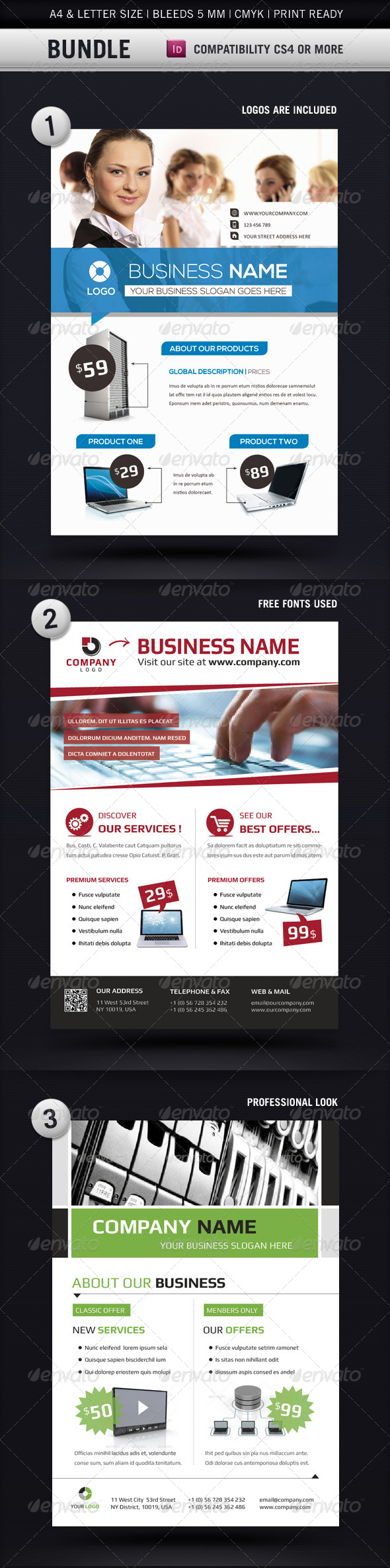 GraphicRiver Business Flyer Templates A4 & Letter Bundle 4472933 GraphicRiver Business Flyer Templates A4 & Letter Bundle 4472933
