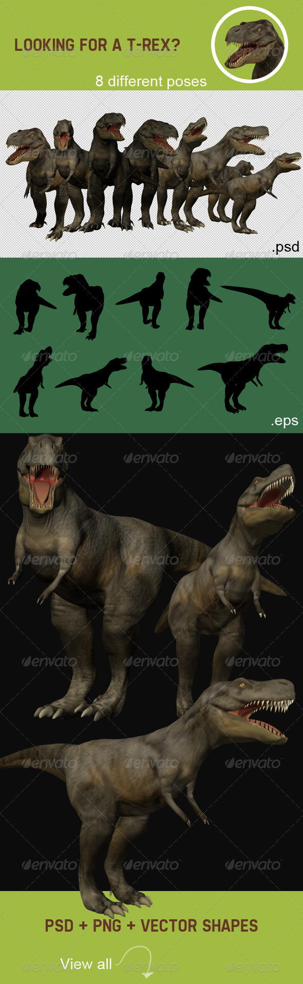 GraphicRiver T-Rex Renders 4480851 GraphicRiver T-Rex Renders 4480851
