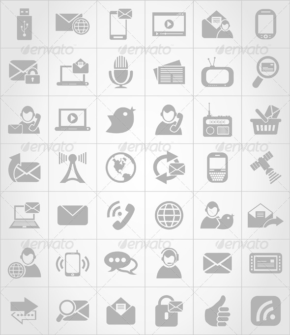 GraphicRiver Icon Communication 6 4548454 GraphicRiver Icon Communication 6 4548454