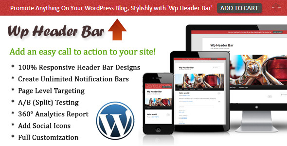 CodeCanyon Wp Header Bar WordPress Notification Bar 4550711 CodeCanyon Wp Header Bar WordPress Notification Bar 4550711