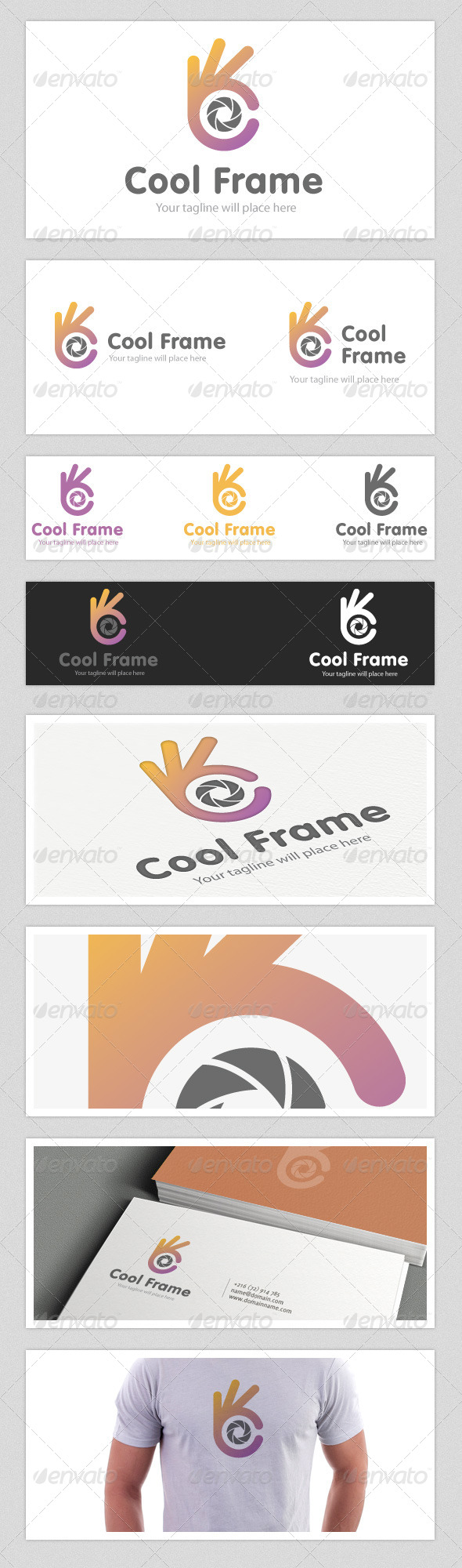 GraphicRiver Cool Frame Logo 4512600 GraphicRiver Cool Frame Logo 4512600