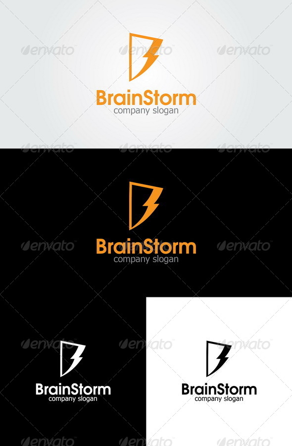 GraphicRiver Brain Storm Letter B Logo 4556843 GraphicRiver Brain Storm Letter B Logo 4556843