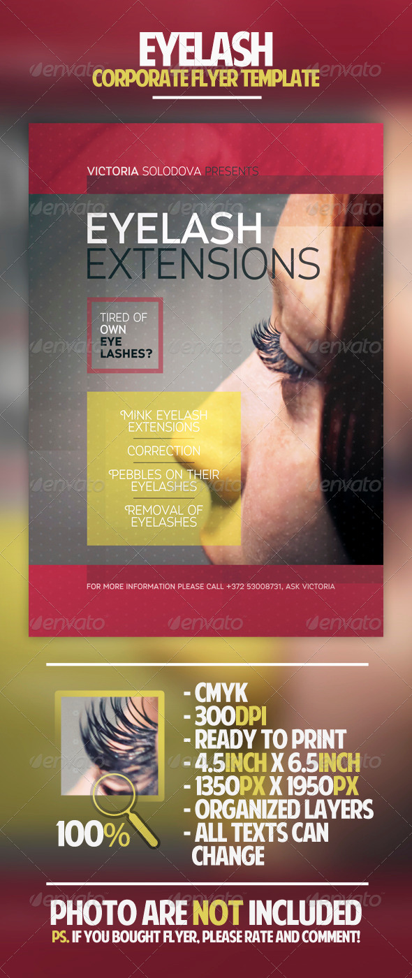 GraphicRiver Eyelash Corporate Flyer Template 4559868 GraphicRiver Eyelash Corporate Flyer Template 4559868