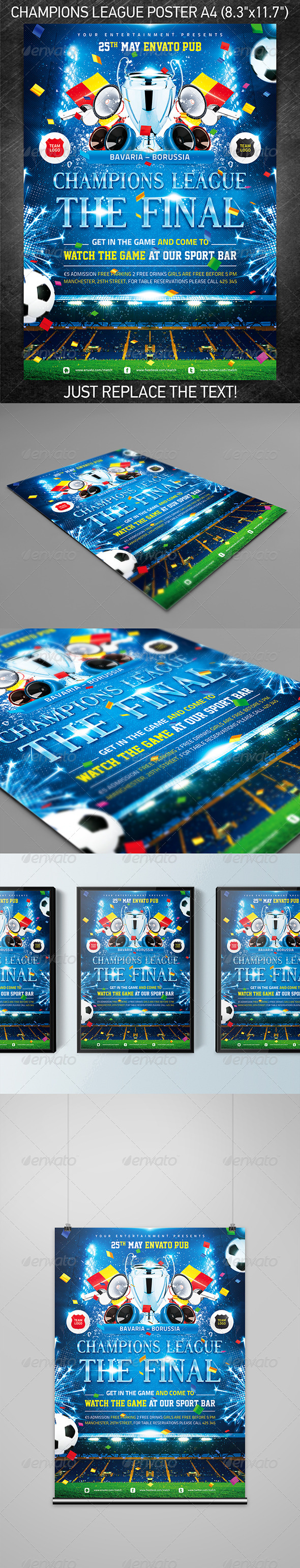 GraphicRiver Champions League Poster 4561177 GraphicRiver Champions League Poster 4561177