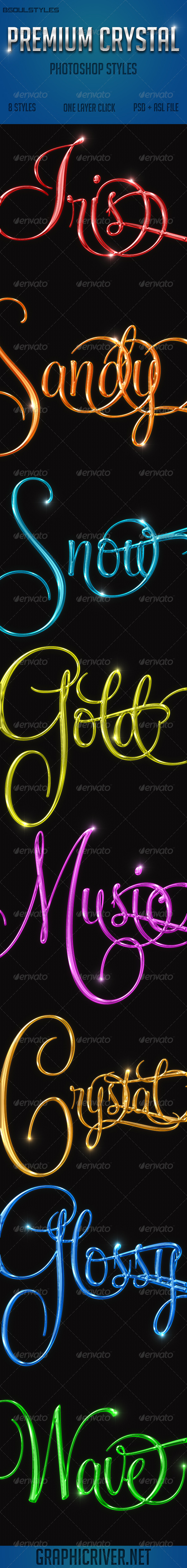 GraphicRiver Premium Crystal Styles 4564070 GraphicRiver Premium Crystal Styles 4564070