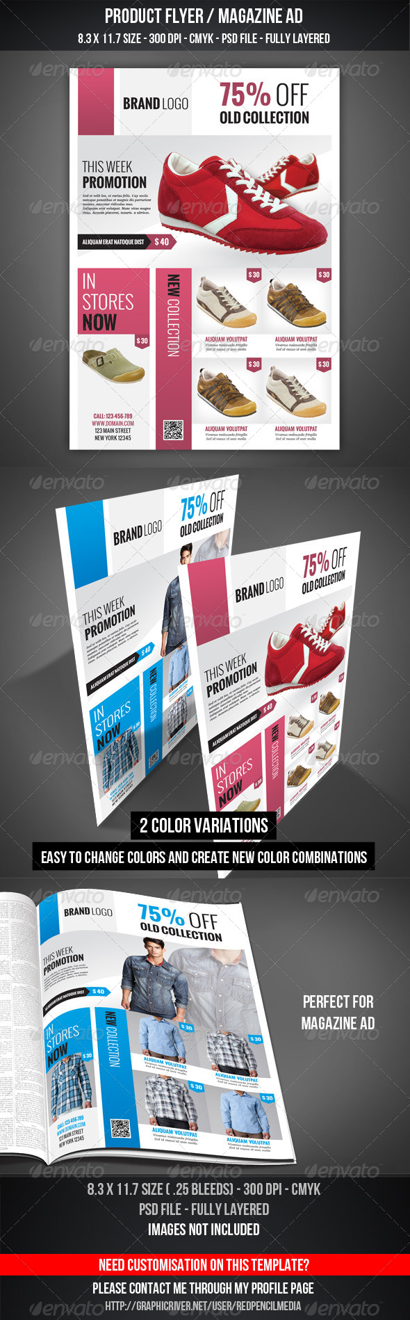 GraphicRiver Product Flyer Magazine AD 4564634 GraphicRiver Product Flyer Magazine AD 4564634