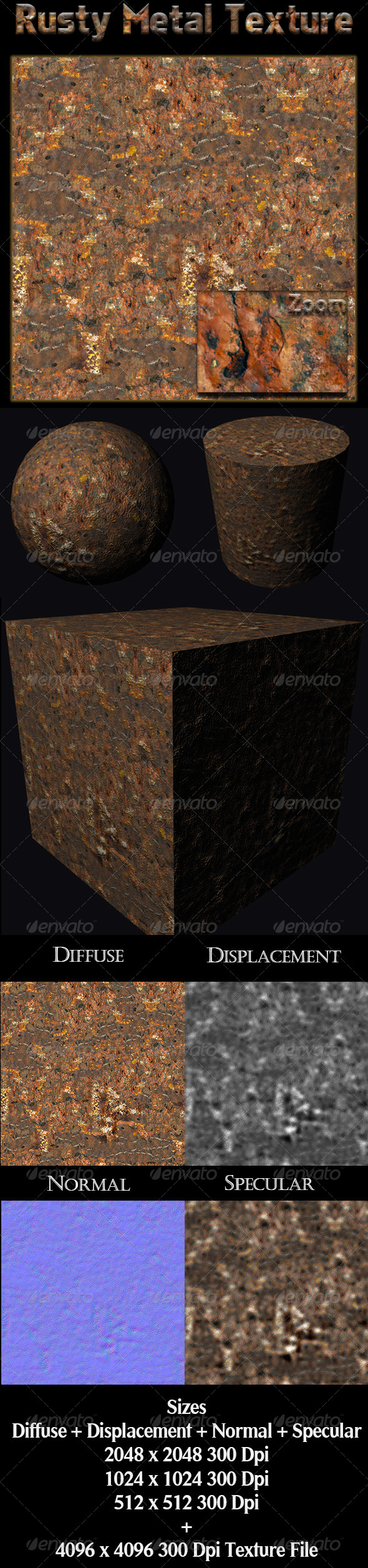 3DOcean Rusty Metal Texture 4566057 3DOcean Rusty Metal Texture 4566057