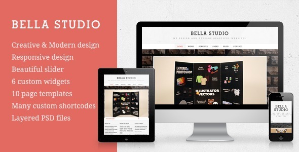 ThemeForest Bella Studio Creative Portfolio Wordpress Theme 4552135 ThemeForest Bella Studio Creative Portfolio Wordpress Theme 4552135