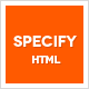 Specify - One Page HTML Template - ThemeForest Item for Sale