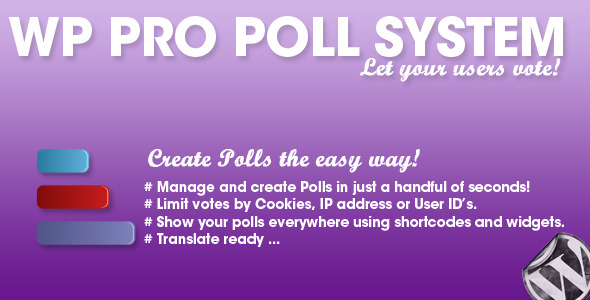 WP Pro Poll System - CodeCanyon Item for Sale