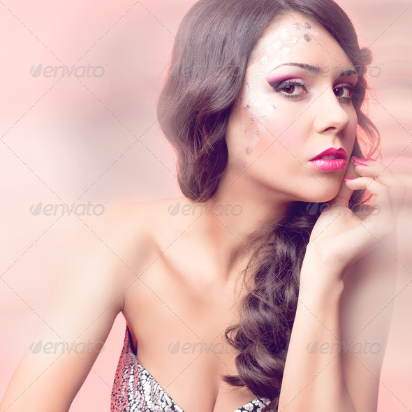 Sparkling and glowing beauty - Stock Photo - Images