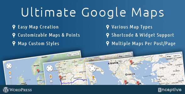 Ultimate Google Maps - CodeCanyon Item for Sale