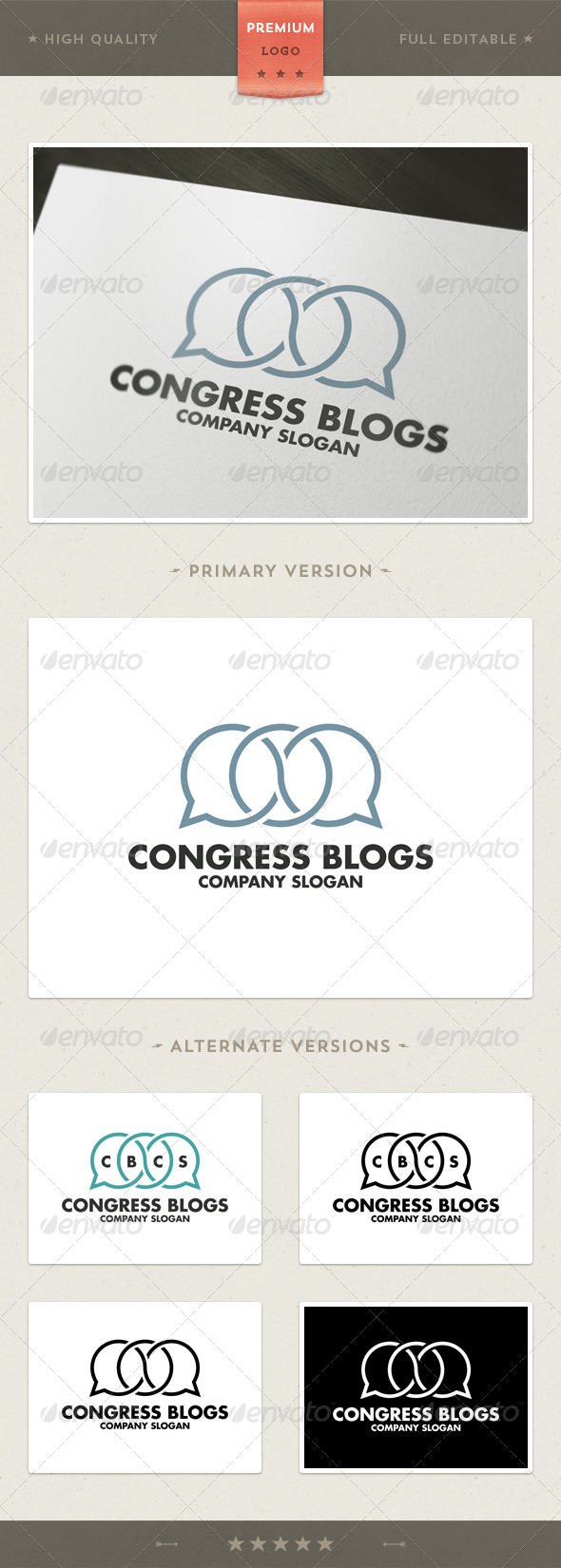 GraphicRiver Congress Blogs Logo Template 4588257 GraphicRiver Congress Blogs Logo Template 4588257