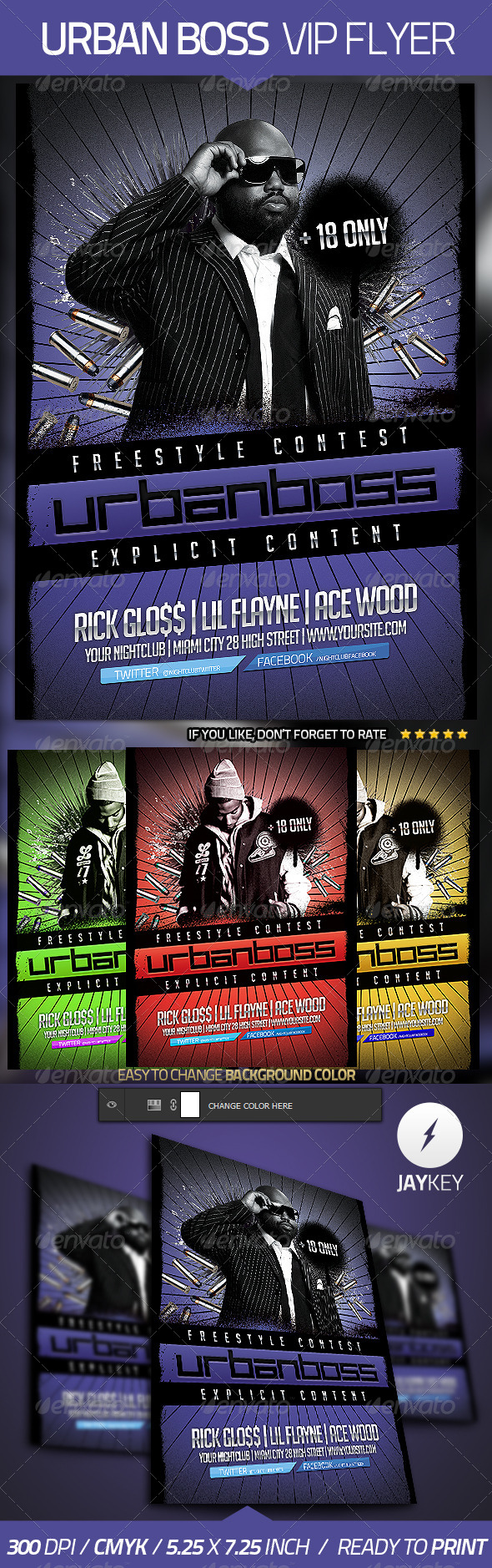 GraphicRiver Urban Boss Flyer Template 4588622 GraphicRiver Urban Boss Flyer Template 4588622