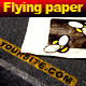 Flying paper on the highway Flying paper on the highway - VideoHive Item for Sale