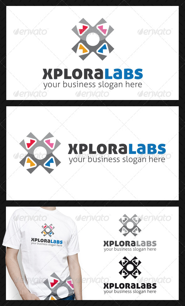 Xplora Labs Letter X Logo Template GraphicRiver