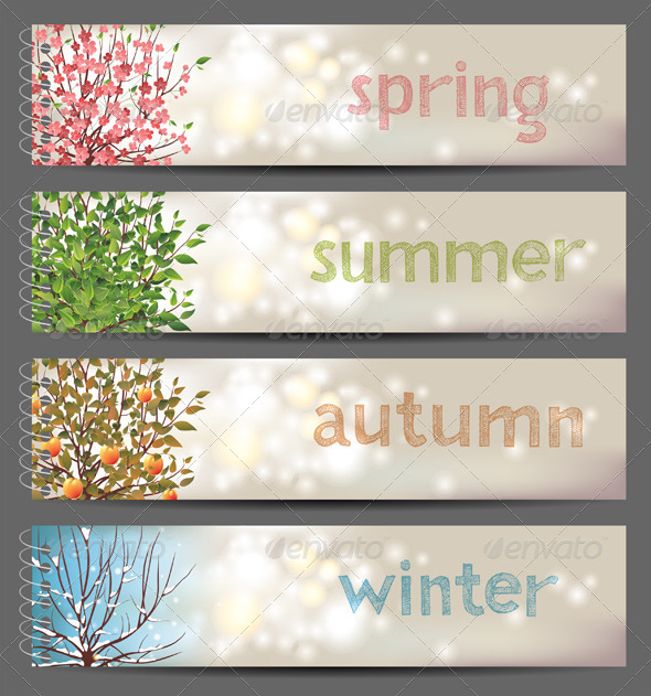GraphicRiver 4 Seasons 4592134 GraphicRiver 4 Seasons 4592134