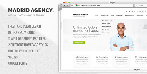 ThemeForest Madrid Multi Purpose Template 4594452 ThemeForest Madrid Multi Purpose Template 4594452
