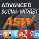 Advanced Social Widget - CodeCanyon Item for Sale