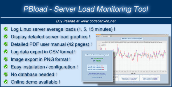 CodeCanyon PBload Server Load Monitoring Tool 4595620 CodeCanyon PBload Server Load Monitoring Tool 4595620