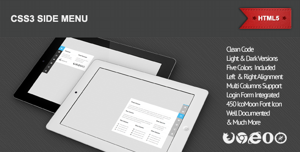 CodeCanyon CSS3 Side Menu 4596282 CodeCanyon CSS3 Side Menu 4596282