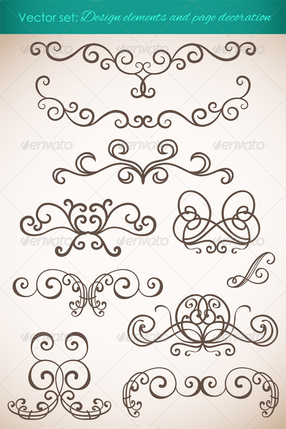 GraphicRiver Design Elements and Page Decorations Set 4599774 GraphicRiver Design Elements and Page Decorations Set 4599774