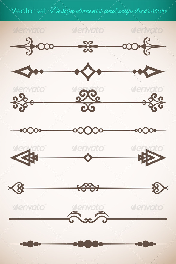 GraphicRiver Design Elements and Page Decorations Set 4599823 GraphicRiver Design Elements and Page Decorations Set 4599823