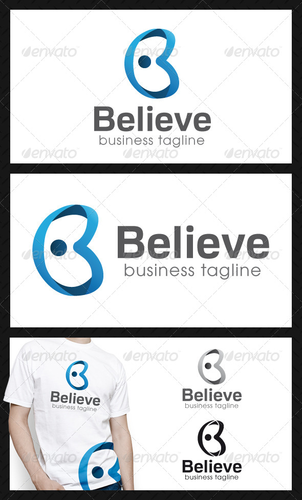 GraphicRiver Believe Letter B Logo Template 4600453 GraphicRiver Believe Letter B Logo Template 4600453