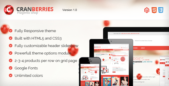 ThemeForest Cranberries Responsive & Retina Magento Theme 4604659 ThemeForest Cranberries Responsive & Retina Magento Theme 4604659