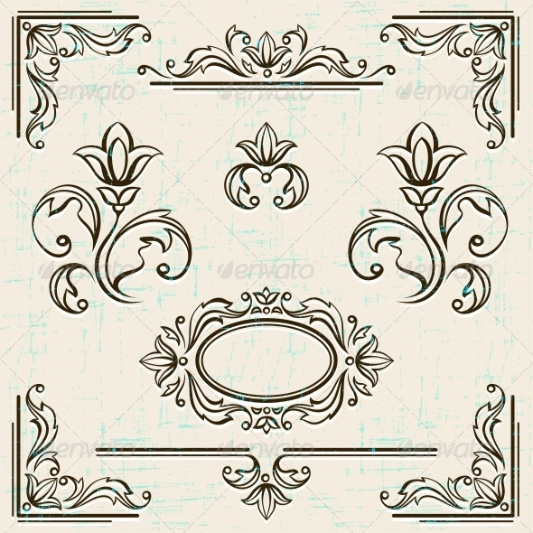 GraphicRiver Page Decoration Vintage Frames 4605227 GraphicRiver Page Decoration Vintage Frames 4605227