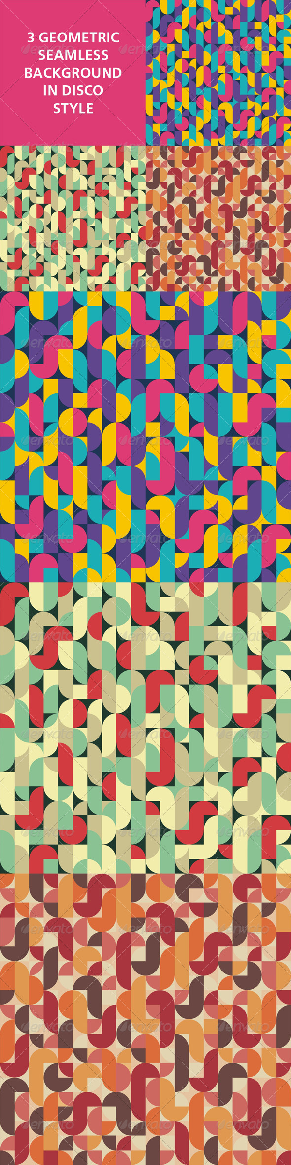 Geometric Seamless Background 03 - Backgrounds Decorative