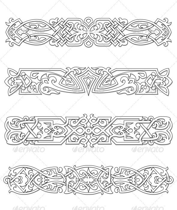 GraphicRiver Retro Borders and Ornaments 4612824 GraphicRiver Retro Borders and Ornaments 4612824