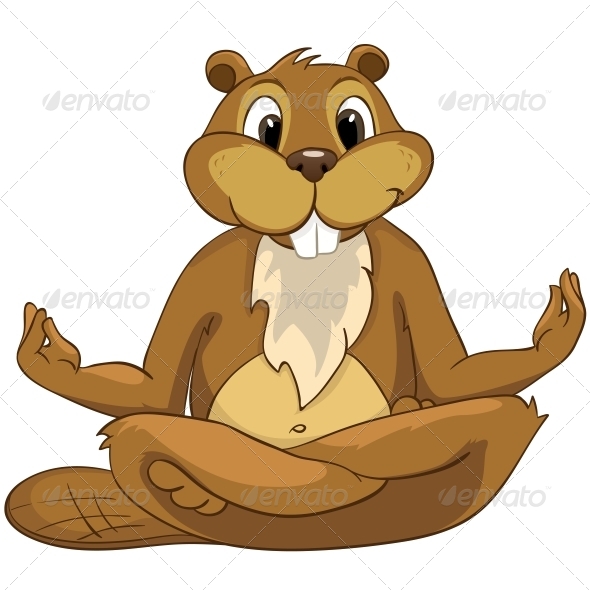 GraphicRiver Cartoon Character Beaver 4612863 GraphicRiver Cartoon Character Beaver 4612863