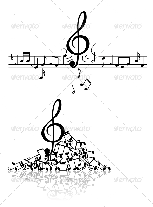 GraphicRiver Musical Background with Spoiled N2otes 4612883 GraphicRiver Musical Background with Spoiled N2otes 4612883