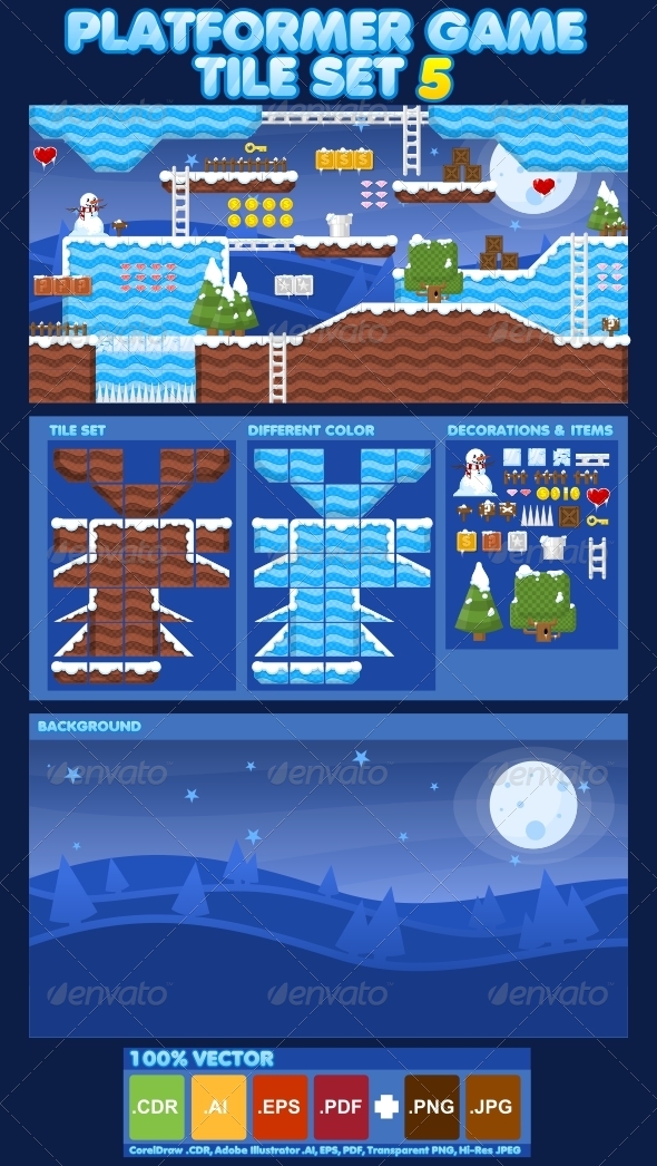 GraphicRiver Platformer Game Tile Set 5 4613596 GraphicRiver Platformer Game Tile Set 5 4613596