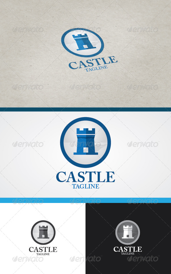 GraphicRiver Castle Logo 4599721 GraphicRiver Castle Logo 4599721