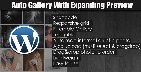 Wordpress Auto Gallery With Expanding Preview - CodeCanyon Item for Sale