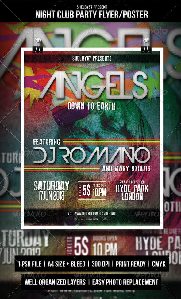 GraphicRiver Night Club Party Flyer Poster 4618033 GraphicRiver Night Club Party Flyer Poster 4618033