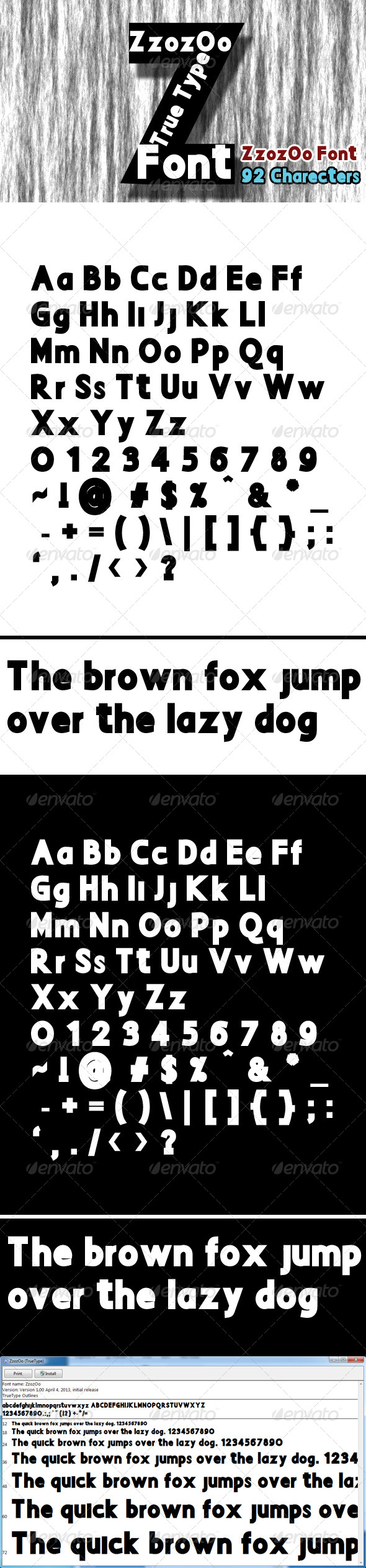 Zzozoo Font - Sans-Serif Fonts
