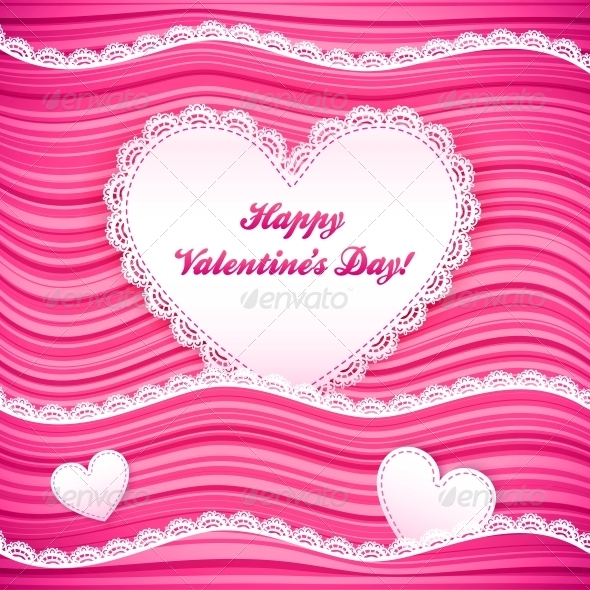 GraphicRiver Vector Pink Wavy Valentine s Day Background 4623119 GraphicRiver Vector Pink Wavy Valentine s Day Background 4623119