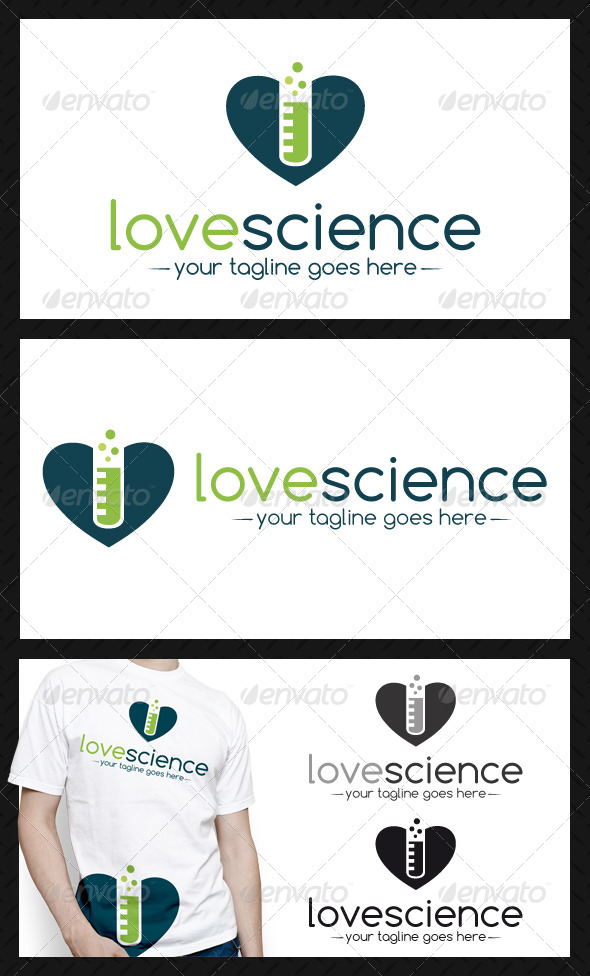 GraphicRiver Science Love Logo Template 4625725 GraphicRiver Science Love Logo Template 4625725