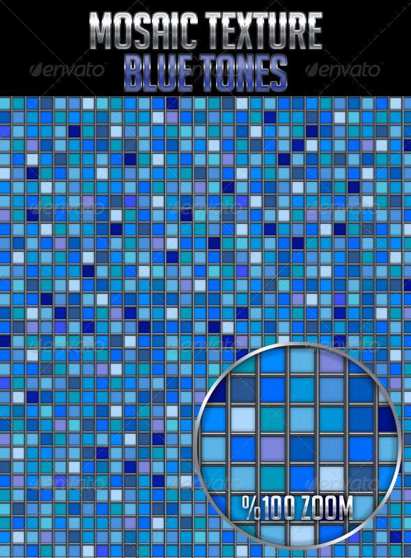 GraphicRiver Mosaic Texture Blue Tones 4627504 GraphicRiver Mosaic Texture Blue Tones 4627504