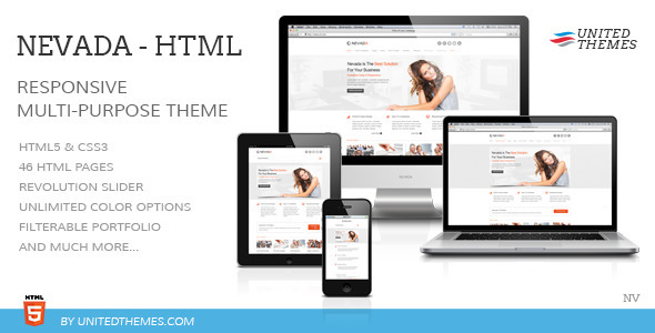 ThemeForest Nevada Responsive HTML Template 4628282 ThemeForest Nevada Responsive HTML Template 4628282