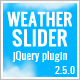 WeatherSlider - jQuery animated weather widget - CodeCanyon Item for Sale