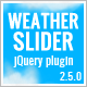 WeatherSlider - jQuery animated weather widget WeatherSlider - jQuery animated weather widget - CodeCanyon Item for Sale